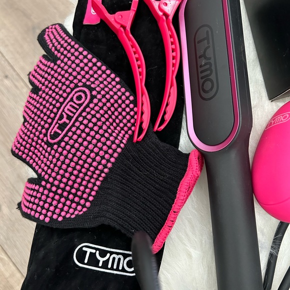 🔥SALE🔥•TYMO • Hair Straightening Comb • Black & Pink • - Picture 4 of 8